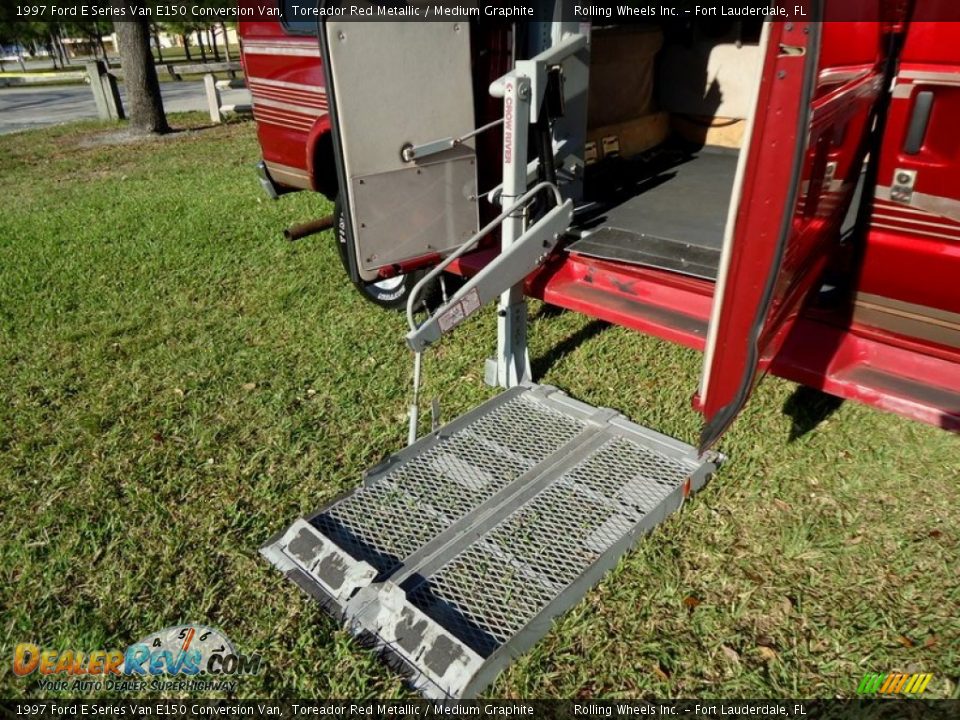 1997 Ford E Series Van E150 Conversion Van Toreador Red Metallic / Medium Graphite Photo #3