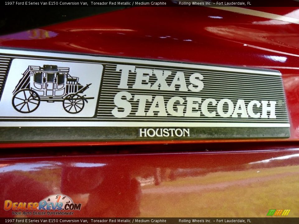 1997 Ford E Series Van E150 Conversion Van Toreador Red Metallic / Medium Graphite Photo #4