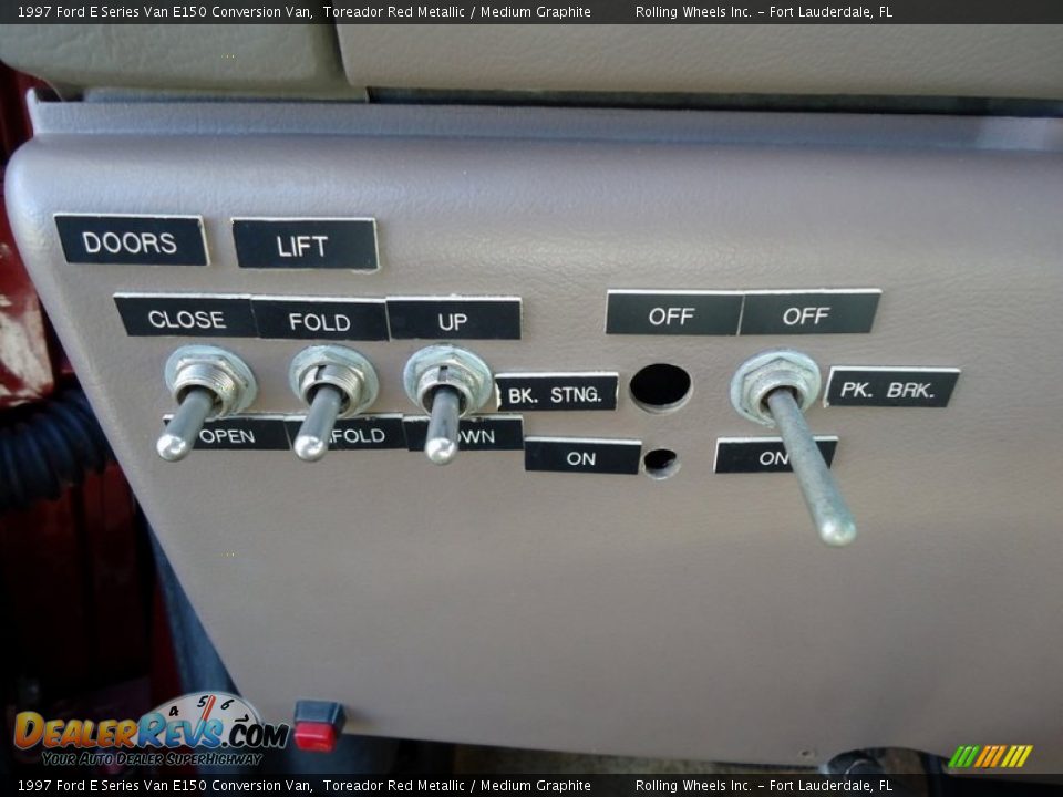 1997 Ford E Series Van E150 Conversion Van Toreador Red Metallic / Medium Graphite Photo #6