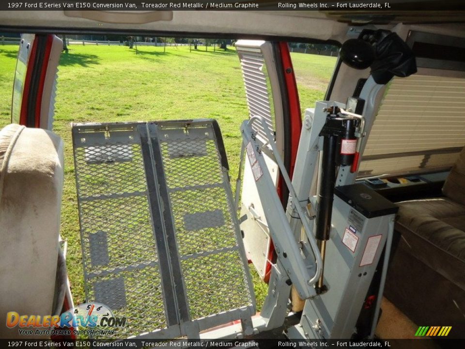 1997 Ford E Series Van E150 Conversion Van Toreador Red Metallic / Medium Graphite Photo #7