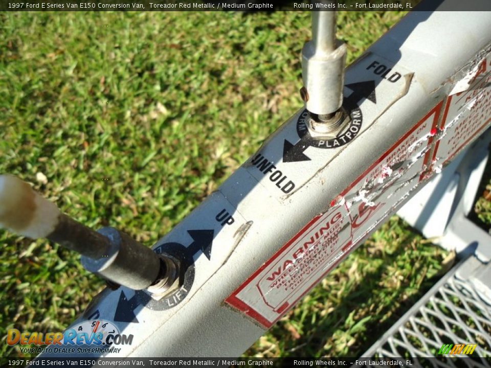 1997 Ford E Series Van E150 Conversion Van Toreador Red Metallic / Medium Graphite Photo #10