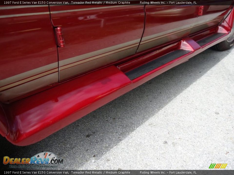 1997 Ford E Series Van E150 Conversion Van Toreador Red Metallic / Medium Graphite Photo #12