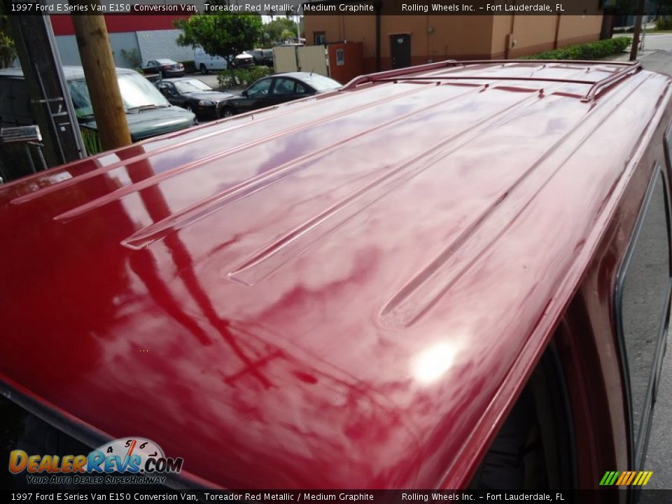 1997 Ford E Series Van E150 Conversion Van Toreador Red Metallic / Medium Graphite Photo #15