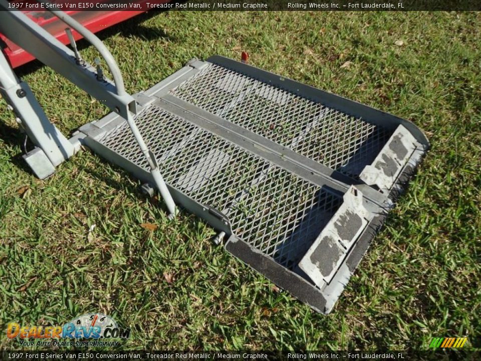 1997 Ford E Series Van E150 Conversion Van Toreador Red Metallic / Medium Graphite Photo #25