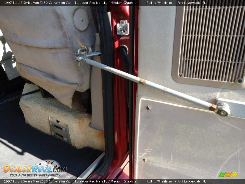 1997 Ford E Series Van E150 Conversion Van Toreador Red Metallic / Medium Graphite Photo #26