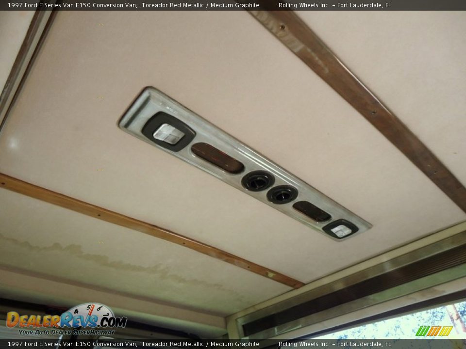 1997 Ford E Series Van E150 Conversion Van Toreador Red Metallic / Medium Graphite Photo #30