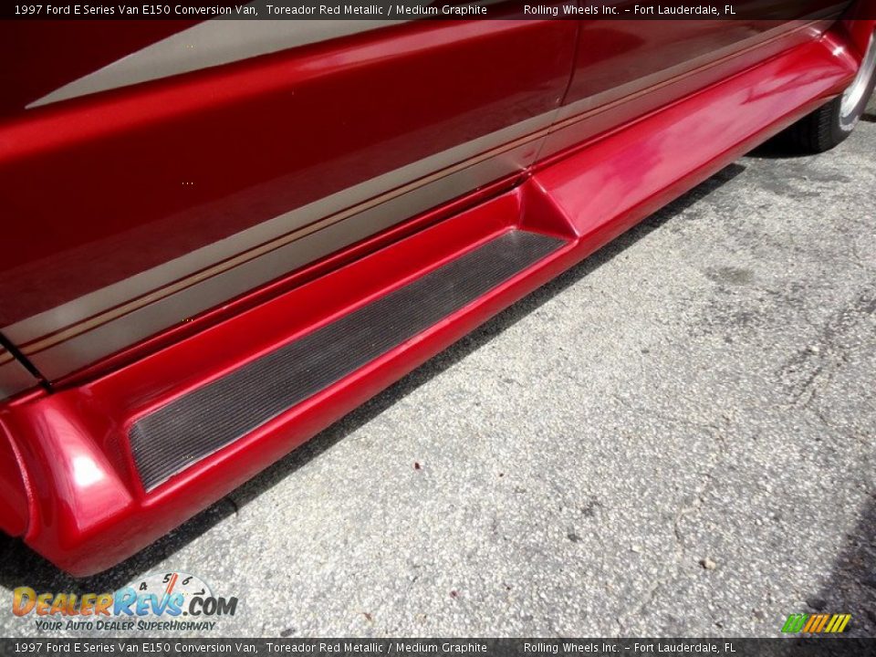 1997 Ford E Series Van E150 Conversion Van Toreador Red Metallic / Medium Graphite Photo #32