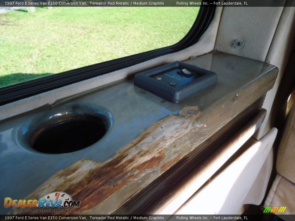 1997 Ford E Series Van E150 Conversion Van Toreador Red Metallic / Medium Graphite Photo #34