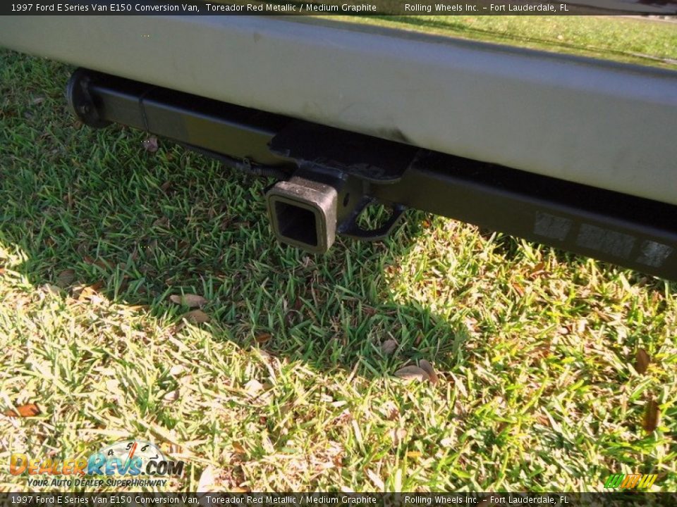 1997 Ford E Series Van E150 Conversion Van Toreador Red Metallic / Medium Graphite Photo #35