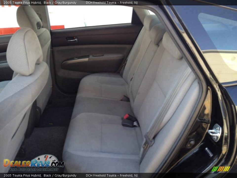 2005 Toyota Prius Hybrid Black / Gray/Burgundy Photo #10