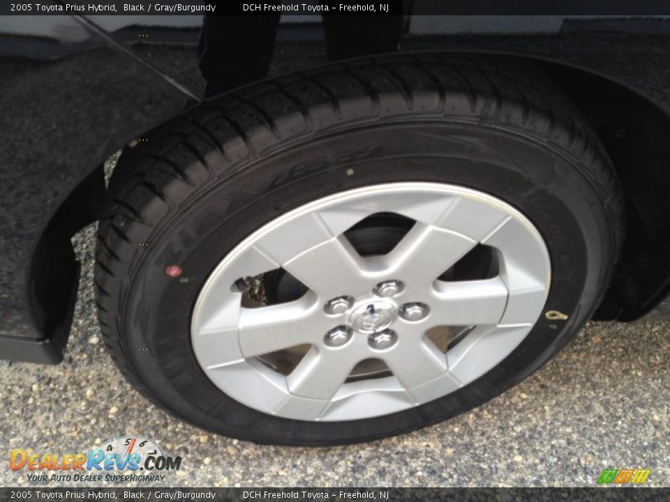 2005 Toyota Prius Hybrid Black / Gray/Burgundy Photo #18