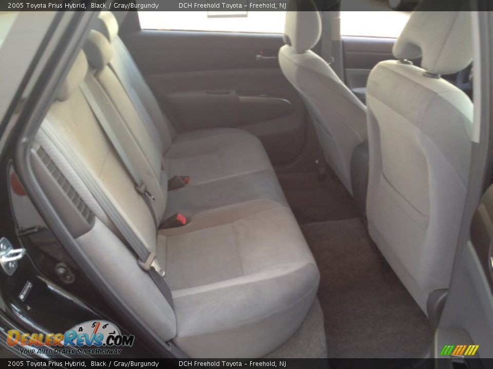 2005 Toyota Prius Hybrid Black / Gray/Burgundy Photo #20