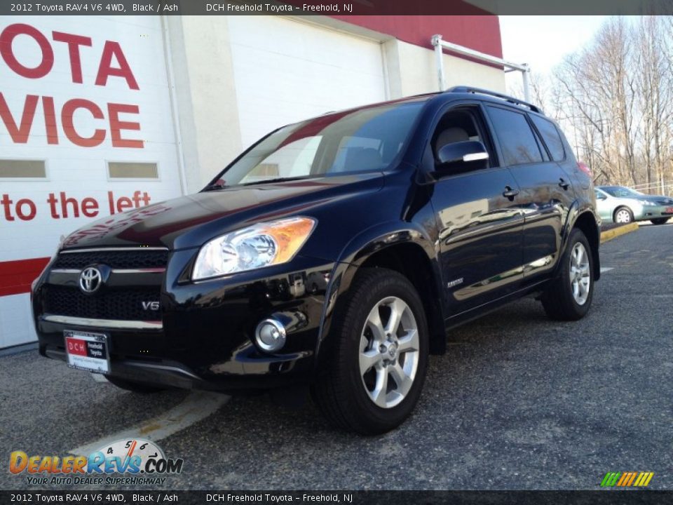 2012 Toyota RAV4 V6 4WD Black / Ash Photo #1