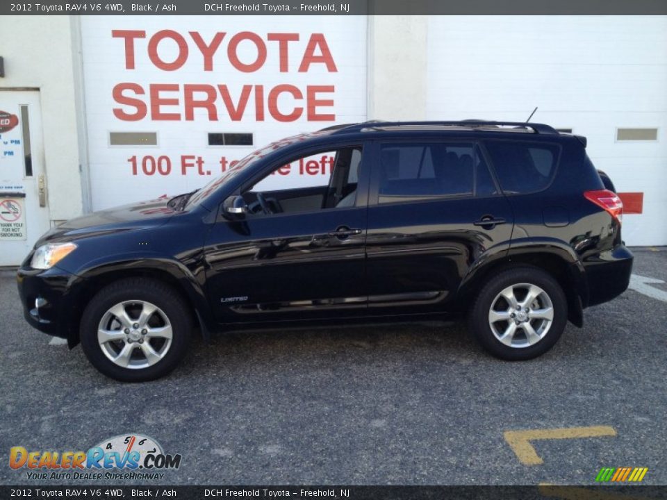 2012 Toyota RAV4 V6 4WD Black / Ash Photo #3