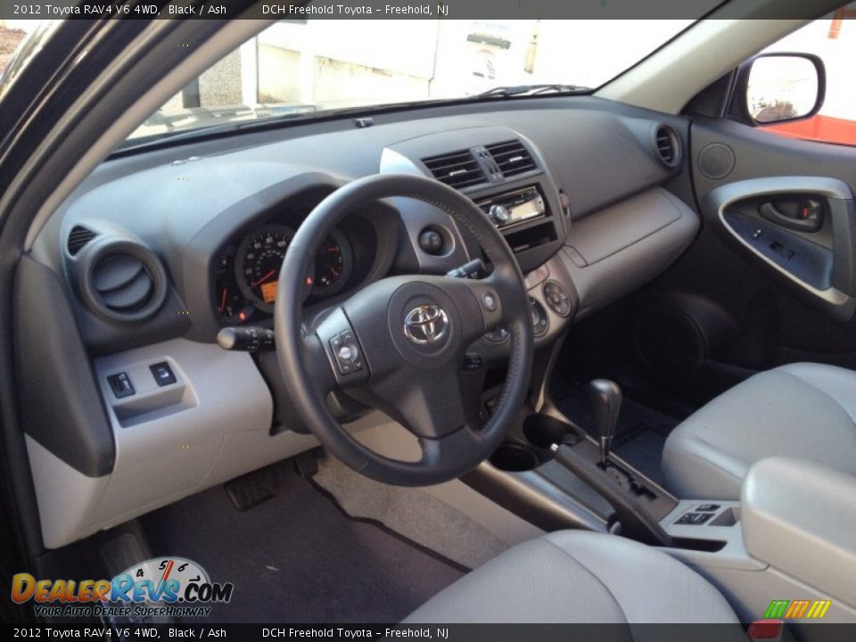 2012 Toyota RAV4 V6 4WD Black / Ash Photo #13