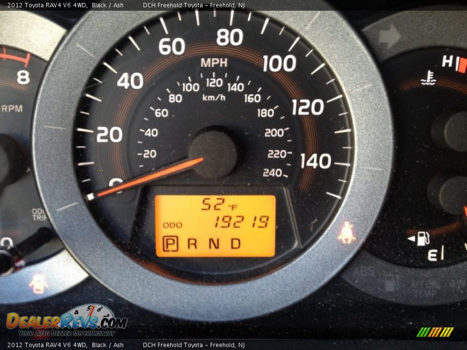 2012 Toyota RAV4 V6 4WD Black / Ash Photo #21