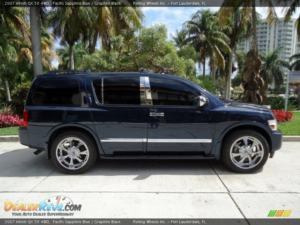 Pacific Sapphire Blue 2007 Infiniti QX 56 4WD Photo #11