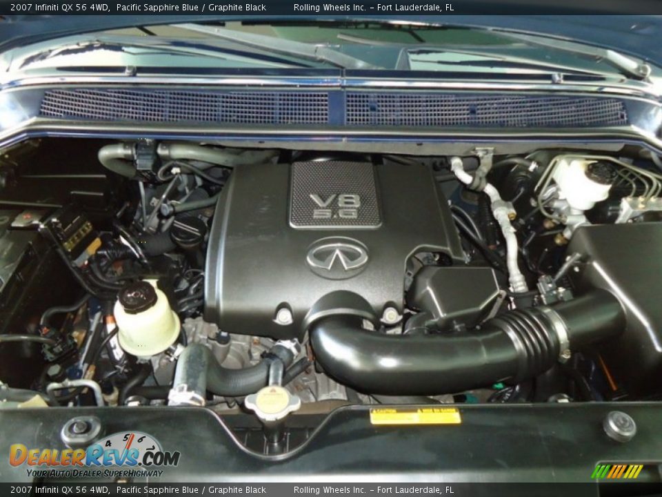 2007 Infiniti QX 56 4WD 5.6 Liter DOHC 32-Valve V8 Engine Photo #22