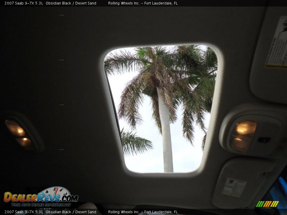 2007 Saab 9-7X 5.3i Obsidian Black / Desert Sand Photo #2