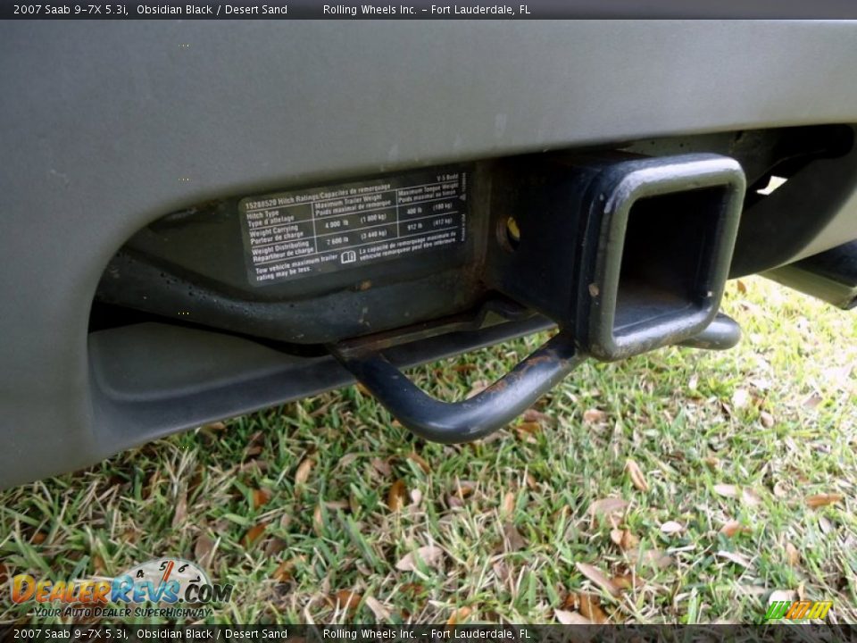 2007 Saab 9-7X 5.3i Obsidian Black / Desert Sand Photo #25
