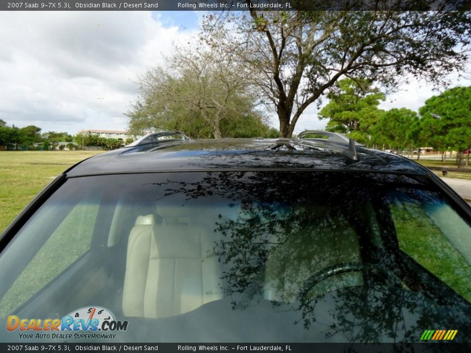 2007 Saab 9-7X 5.3i Obsidian Black / Desert Sand Photo #31