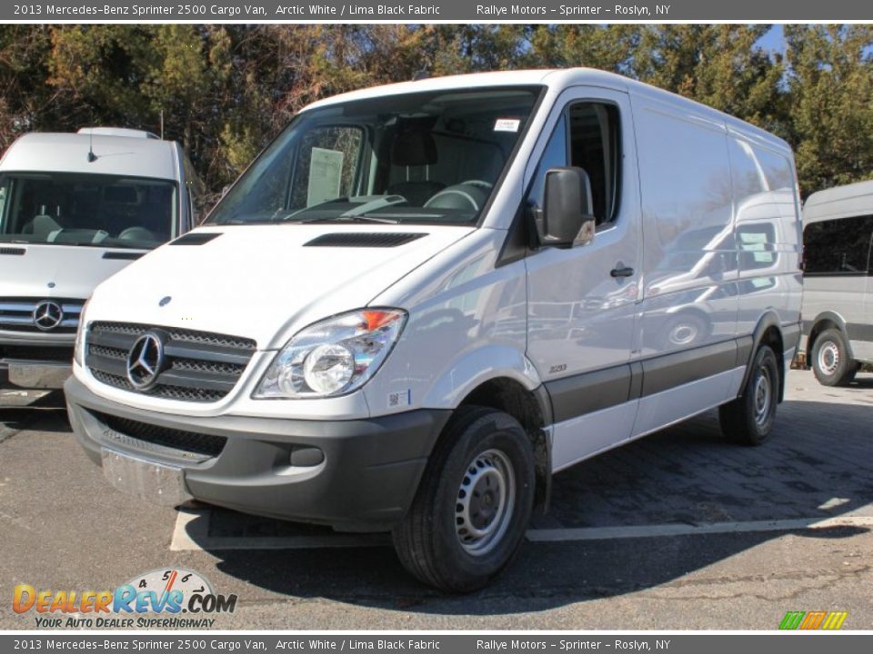 2013 Mercedes-Benz Sprinter 2500 Cargo Van Arctic White / Lima Black Fabric Photo #1
