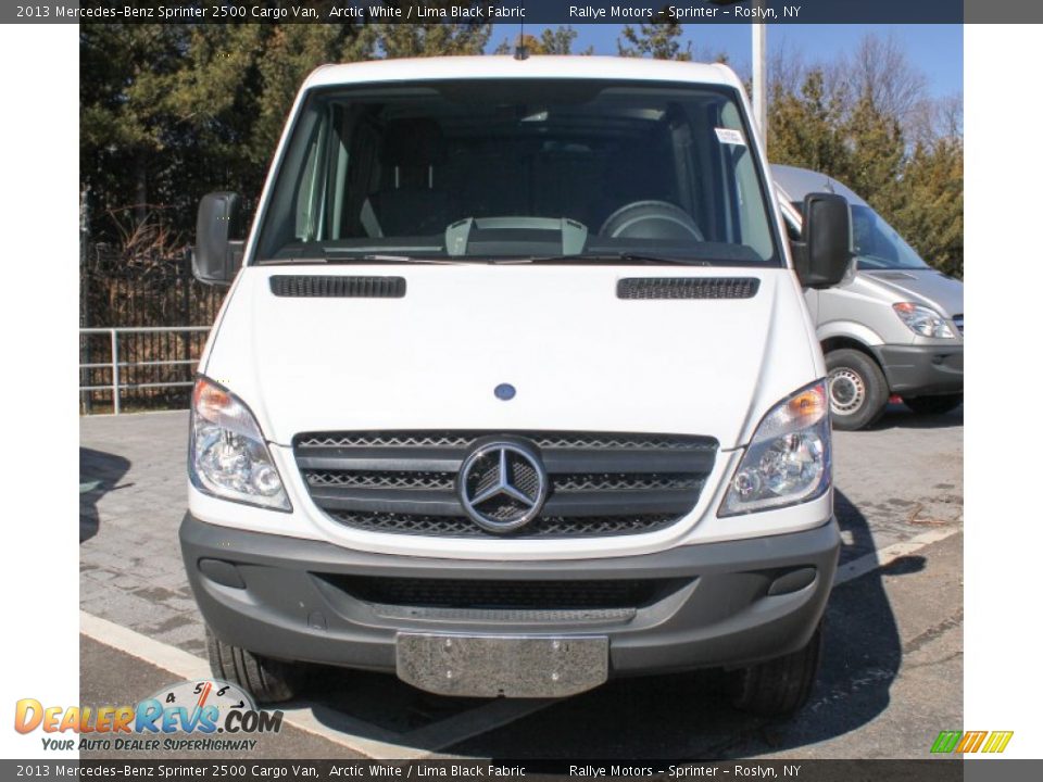 2013 Mercedes-Benz Sprinter 2500 Cargo Van Arctic White / Lima Black Fabric Photo #2