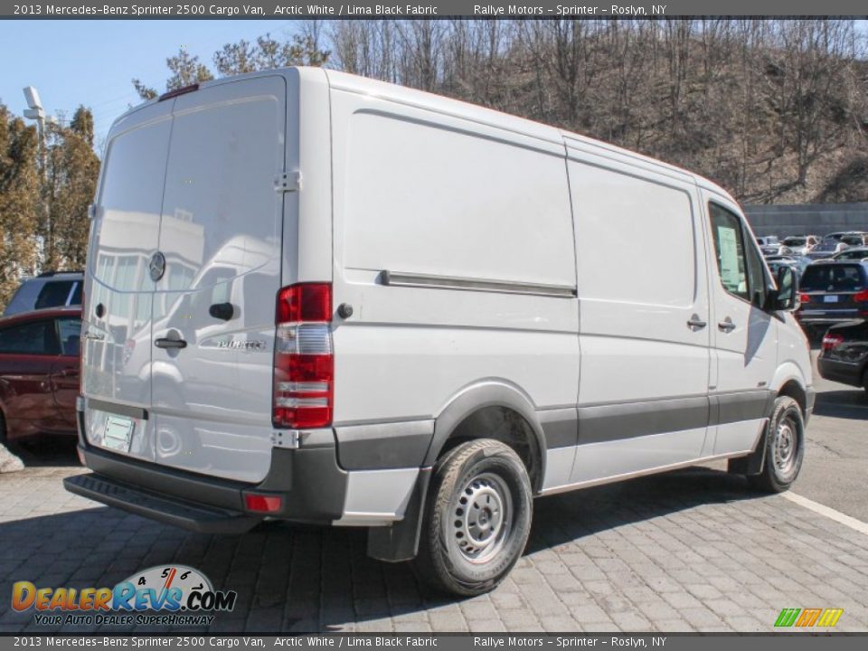 2013 Mercedes-Benz Sprinter 2500 Cargo Van Arctic White / Lima Black Fabric Photo #5