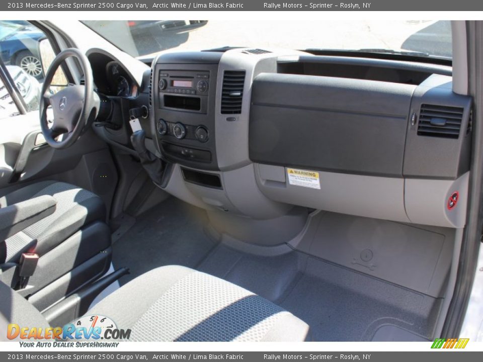 2013 Mercedes-Benz Sprinter 2500 Cargo Van Arctic White / Lima Black Fabric Photo #8