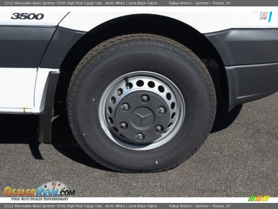 2013 Mercedes-Benz Sprinter 3500 High Roof Cargo Van Arctic White / Lima Black Fabric Photo #8