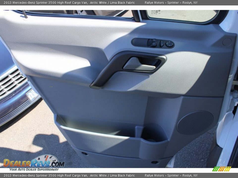 2013 Mercedes-Benz Sprinter 3500 High Roof Cargo Van Arctic White / Lima Black Fabric Photo #11