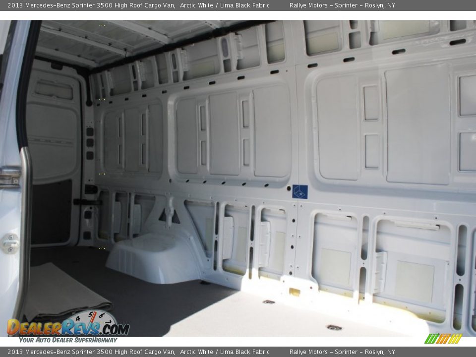 2013 Mercedes-Benz Sprinter 3500 High Roof Cargo Van Arctic White / Lima Black Fabric Photo #15