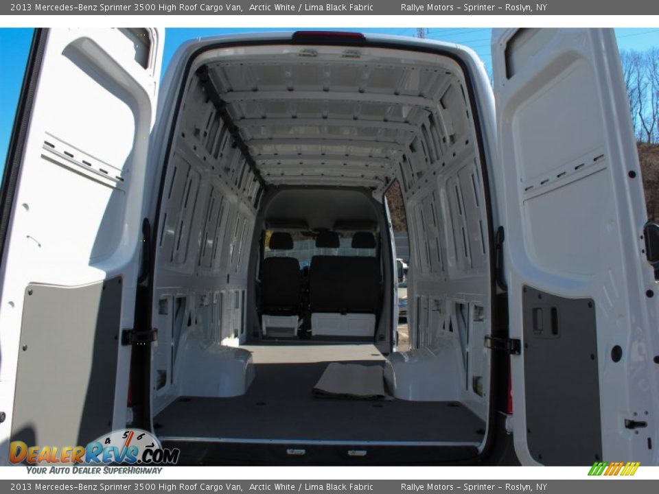 2013 Mercedes-Benz Sprinter 3500 High Roof Cargo Van Arctic White / Lima Black Fabric Photo #16