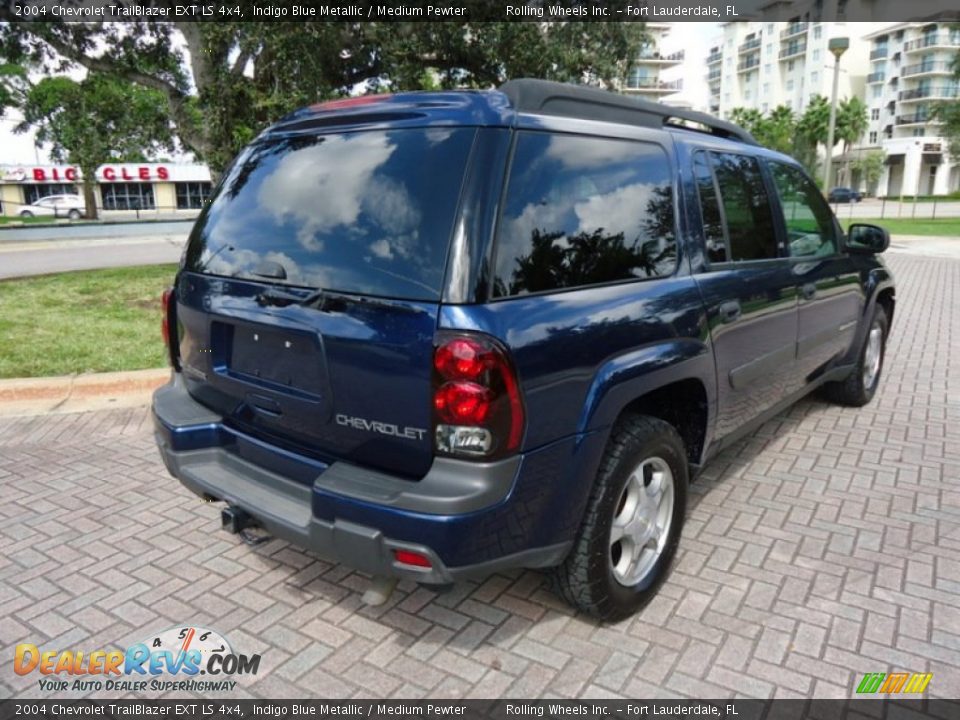 2004 Chevrolet TrailBlazer EXT LS 4x4 Indigo Blue Metallic / Medium Pewter Photo #4
