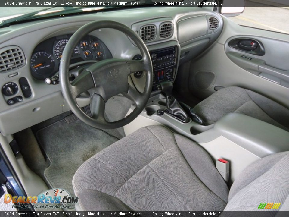 2004 Chevrolet TrailBlazer EXT LS 4x4 Indigo Blue Metallic / Medium Pewter Photo #9