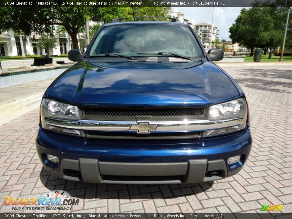 2004 Chevrolet TrailBlazer EXT LS 4x4 Indigo Blue Metallic / Medium Pewter Photo #30