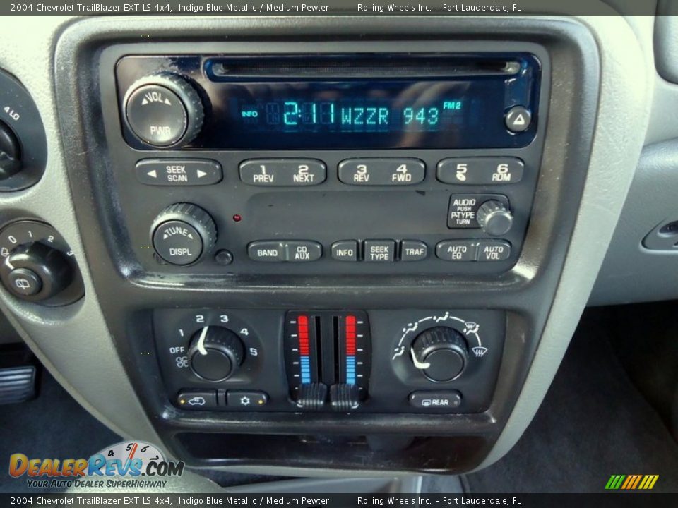 2004 Chevrolet TrailBlazer EXT LS 4x4 Indigo Blue Metallic / Medium Pewter Photo #36