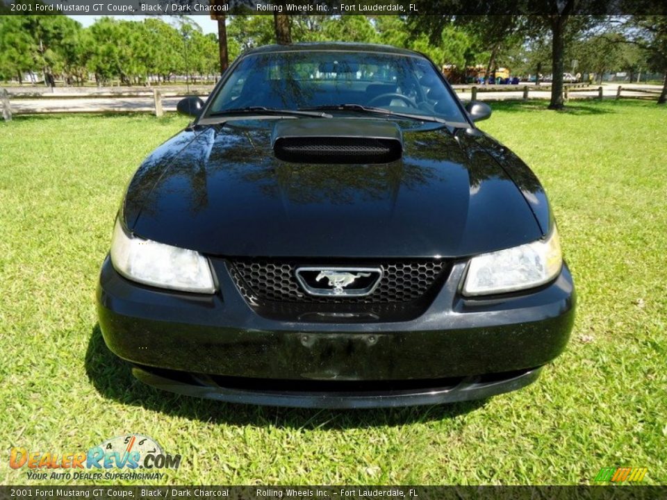2001 Ford Mustang GT Coupe Black / Dark Charcoal Photo #22