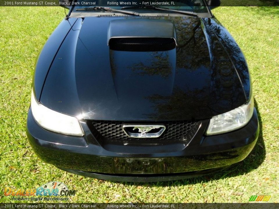 2001 Ford Mustang GT Coupe Black / Dark Charcoal Photo #27