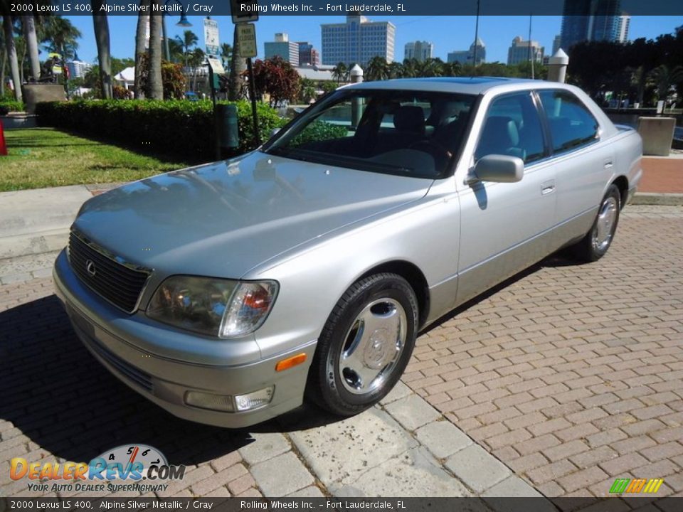 2000 Lexus LS 400 Alpine Silver Metallic / Gray Photo #1