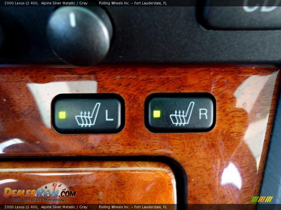 2000 Lexus LS 400 Alpine Silver Metallic / Gray Photo #11
