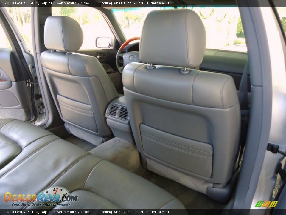 2000 Lexus LS 400 Alpine Silver Metallic / Gray Photo #14