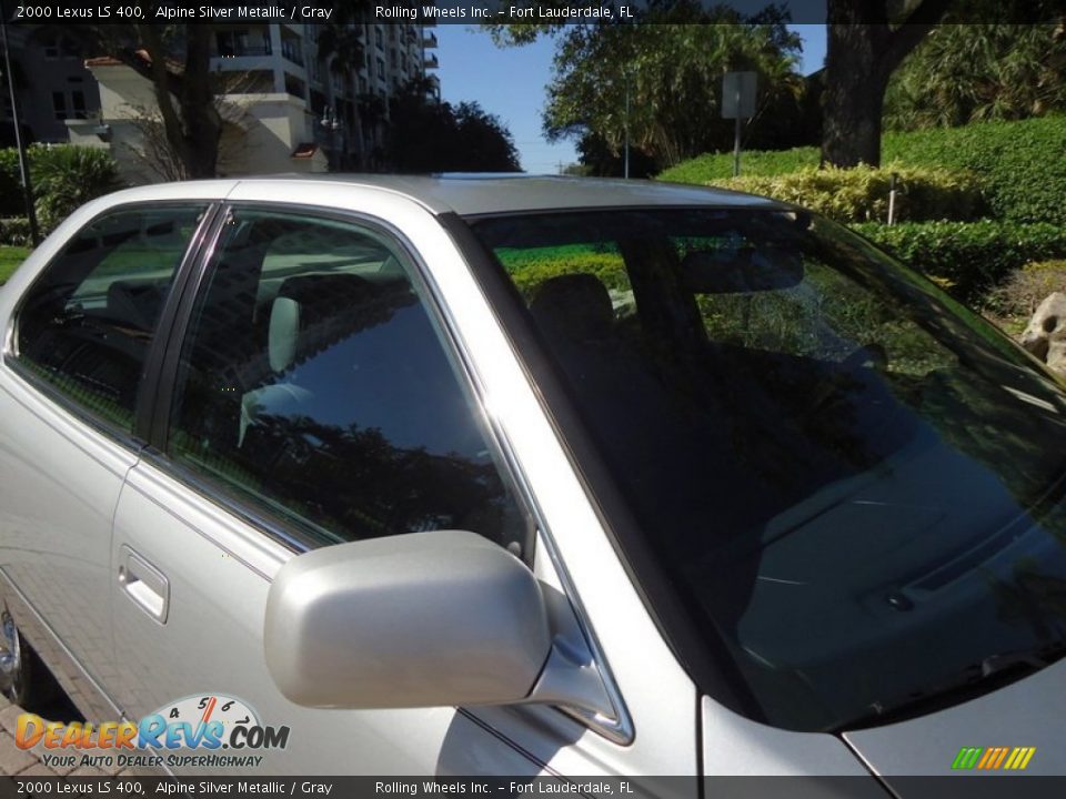 2000 Lexus LS 400 Alpine Silver Metallic / Gray Photo #20