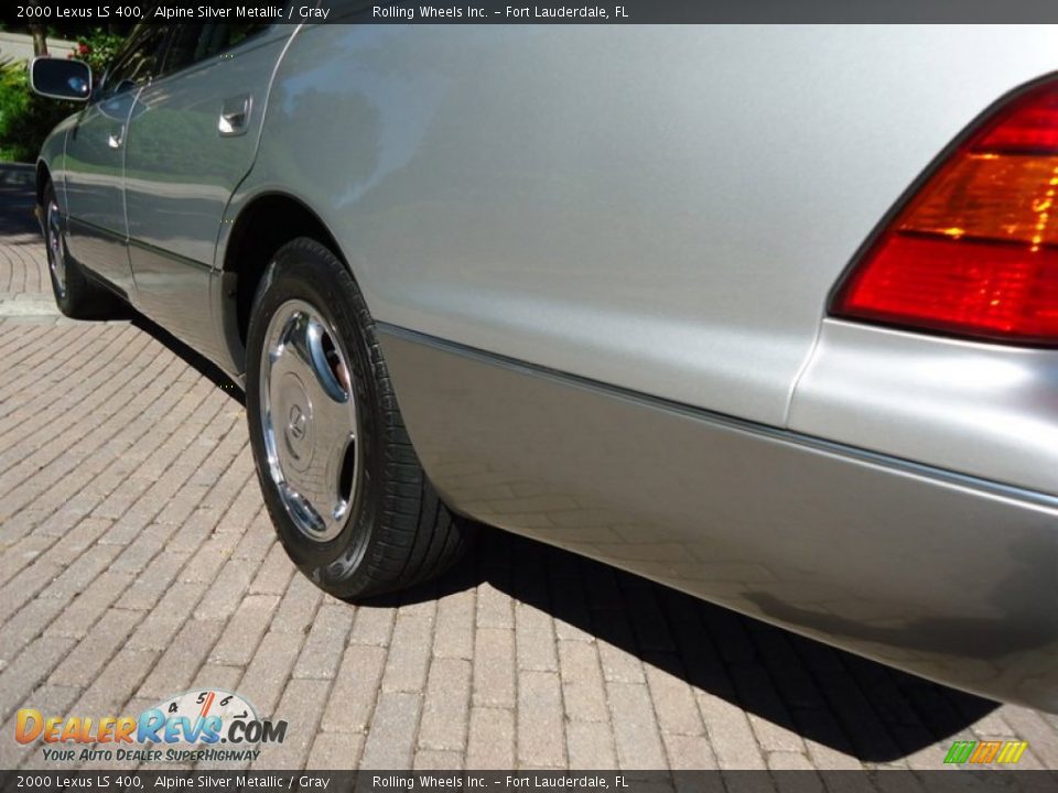 2000 Lexus LS 400 Alpine Silver Metallic / Gray Photo #27