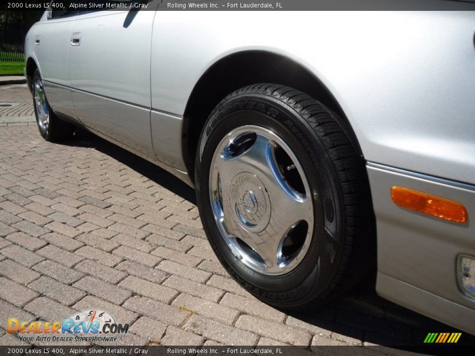 2000 Lexus LS 400 Alpine Silver Metallic / Gray Photo #29