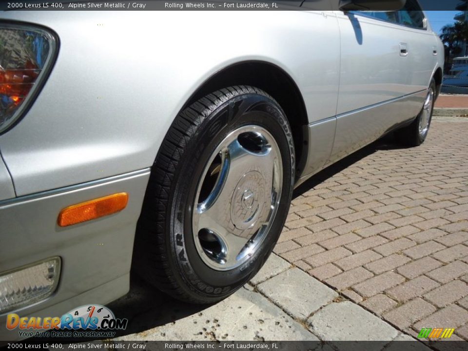 2000 Lexus LS 400 Alpine Silver Metallic / Gray Photo #30