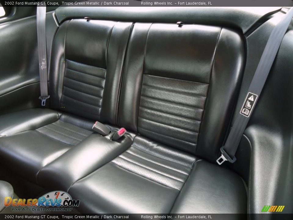 Rear Seat of 2002 Ford Mustang GT Coupe Photo #8