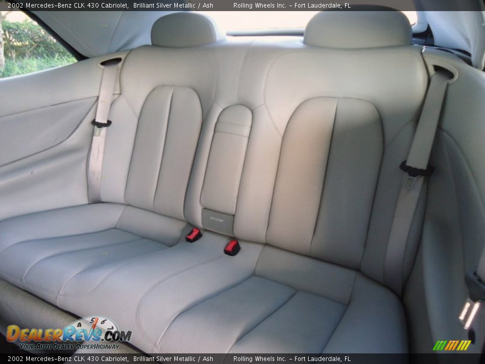 Rear Seat of 2002 Mercedes-Benz CLK 430 Cabriolet Photo #34