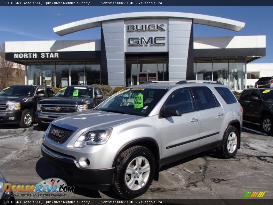 2010 GMC Acadia SLE Quicksilver Metallic / Ebony Photo #1