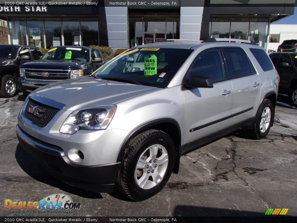 2010 GMC Acadia SLE Quicksilver Metallic / Ebony Photo #2